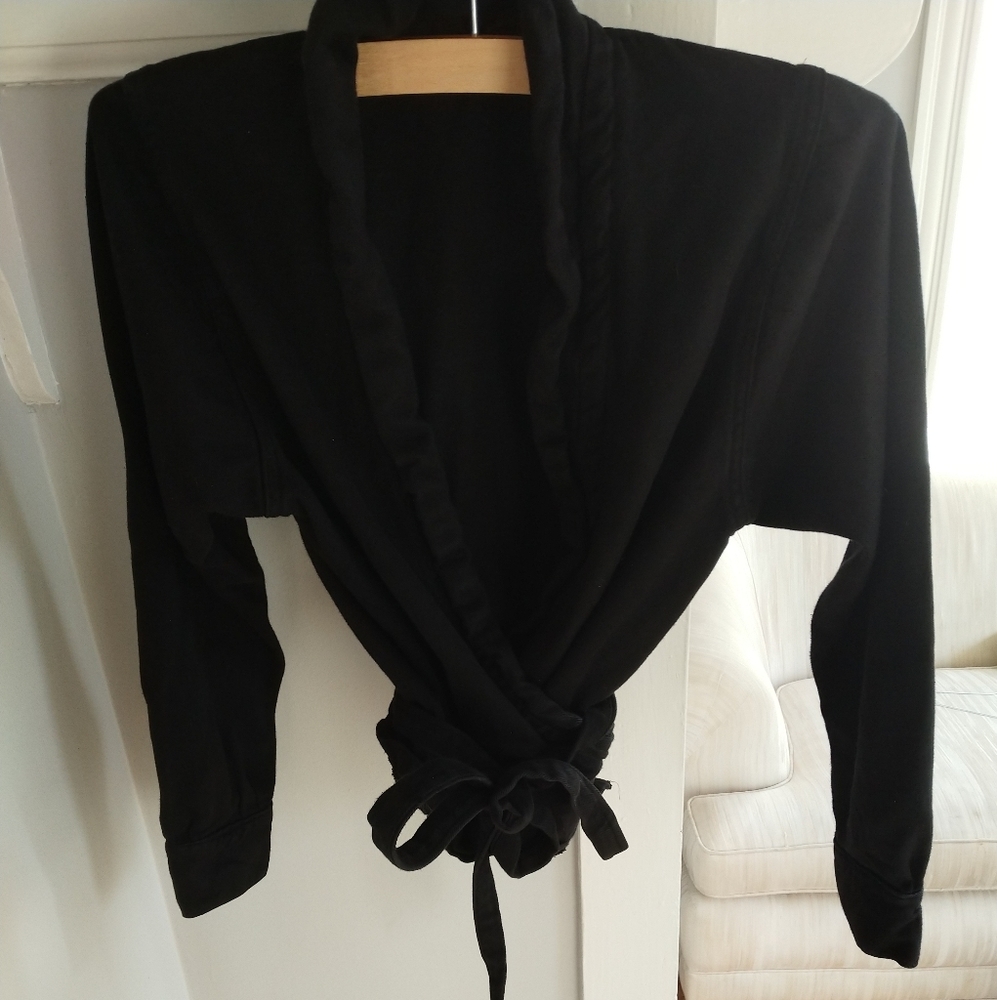 Vintage surplus cotton wrap coat